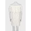 Off shoulder lace dress