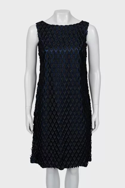 Mini dress with open back