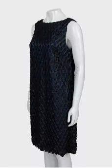 Mini dress with open back