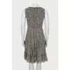Black and white floral dress