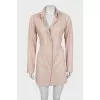Shirt dress decorated with sequins