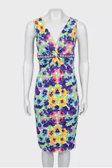 Floral bodycon dress