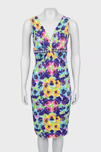 Floral bodycon dress