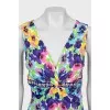 Floral bodycon dress