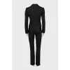Suit with striped trousers