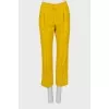 Yellow trousers with arrows