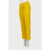 Yellow trousers with arrows