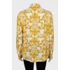 Straight shirt in signature print