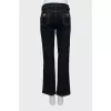 Dark blue straight fit jeans