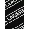 Black and white scarf in signature print