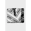 Black and white scarf in signature print