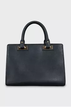 Black tote bag