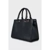 Black tote bag