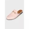 Pink Princetown mules