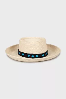 Hemp woven hat