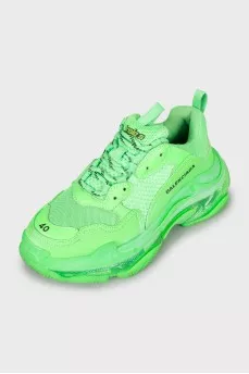 Зелені кросівки Triple S