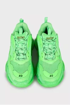 Зелені кросівки Triple S