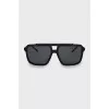 Black rectangular sunglasses