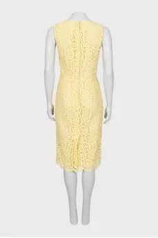Yellow sleeveless dress
