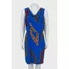 Sleeveless silk dress