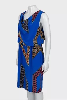 Sleeveless silk dress