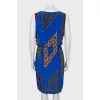 Sleeveless silk dress