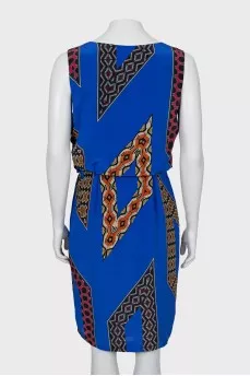 Sleeveless silk dress