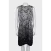 A-line print dress