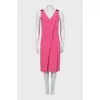 Pink fitted dress