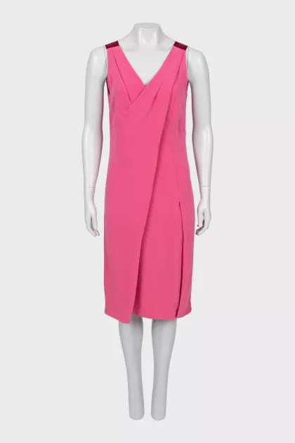 Pink fitted dress
