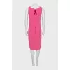 Pink fitted dress