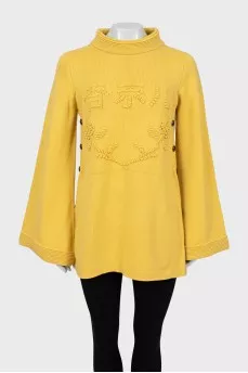 Knitted A-line tunic