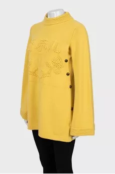 Knitted A-line tunic