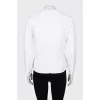 Knitted jacket with zipper