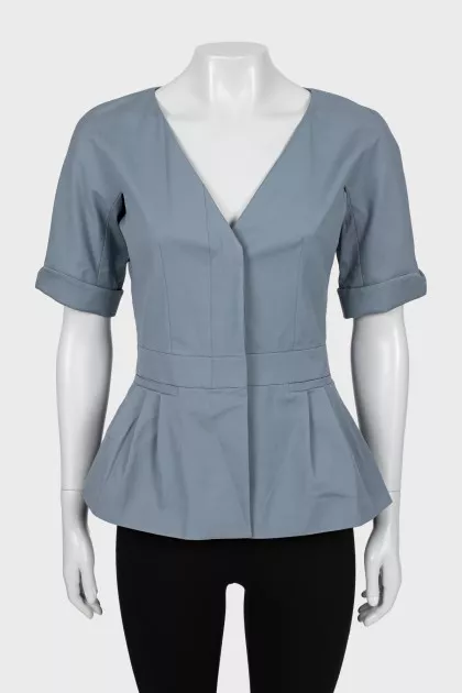 Short sleeve fitted jacket