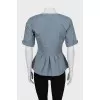 Short sleeve fitted jacket