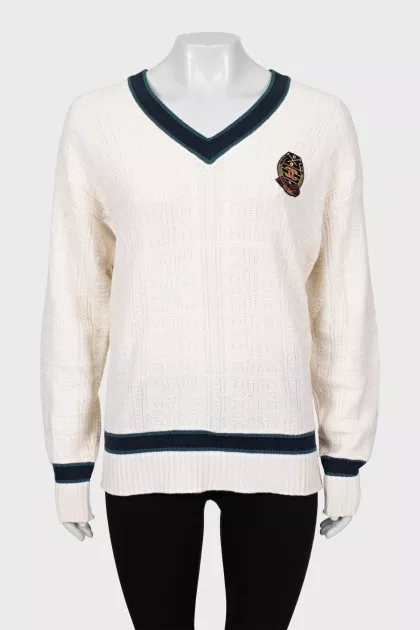 Vintage textured sweater