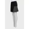 Two-tone skirt