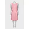 Pink fitted dress