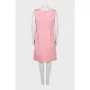 Pink fitted dress