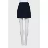 Fitted skirt with gold zipper