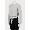 Knitted wool and cashmere sweater