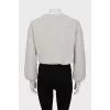 Knitted wool and cashmere sweater