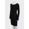 Bodycon dress with raised seams