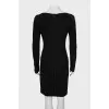 Bodycon dress with raised seams