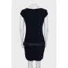 A-line dress with textured pattern