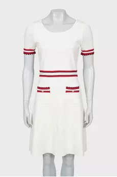 Short sleeve fitted dress