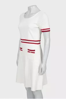 Short sleeve fitted dress