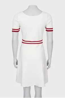 Short sleeve fitted dress
