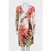 V-neck long sleeve dress